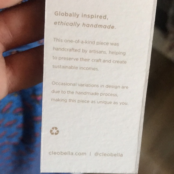 🛑 1 hour sale. Cleobella, Ethically Handmade, Artisan Crafted, India Midi Dress - Picture 13 of 14